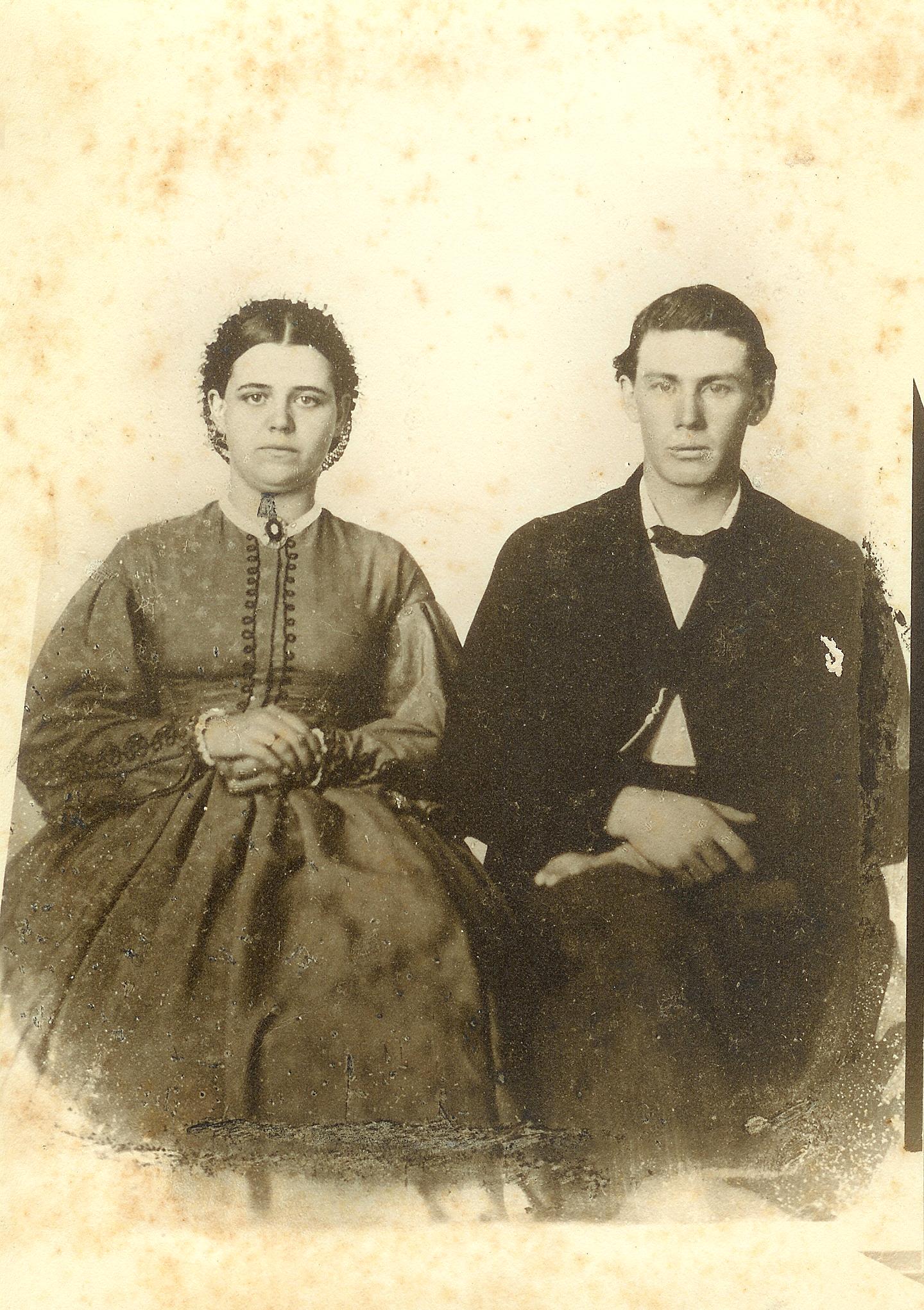 Abigail Donaldson & Lewis Schuyler Hall ca 1863